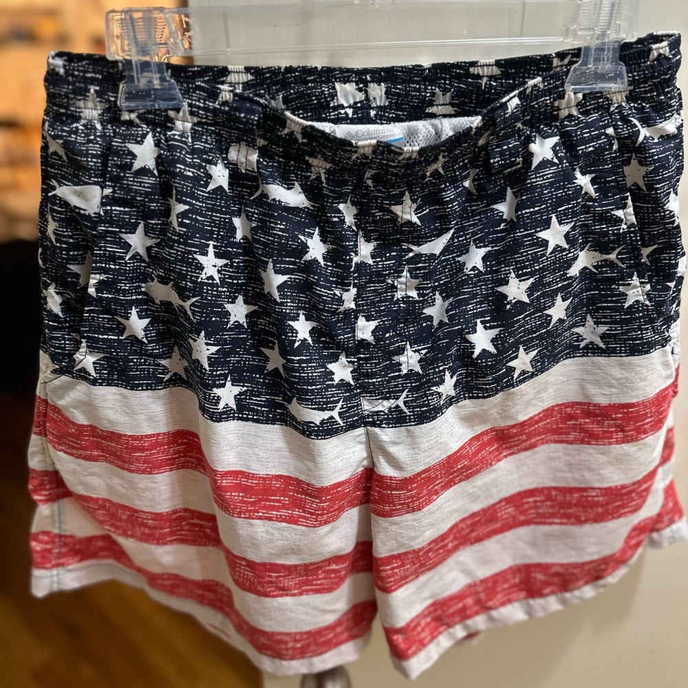 Patriotic Star and Stripe Men’s Shorts